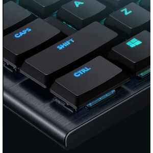 Logitech G G913 TKL 游戏键盘 - 有线/无线 连接 - USB 接口 - RGB LED - 机械 按键开关 - 蓝牙 - 播放/暂停, 音量控制, 跳过, 静音 热键 - 铬操作系统 - 台式计算机 - PC, Mac