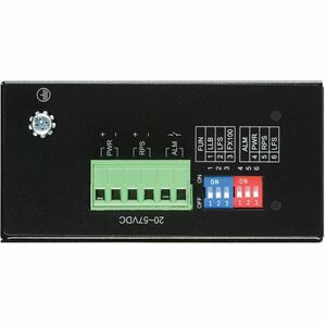 Eaton Tripp Lite Series Hardened Gigabit Fiber to Ethernet Media Converter, 10/100/1000 Mbps, RJ45/SFP, -10° to 60°C, DC P