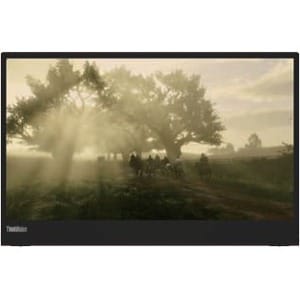 Lenovo ThinkVision M15 16" Class Full HD LCD Monitor - 16:9 - Raven Black - 15.6" Viewable - In-plane Switching (IPS) Tech