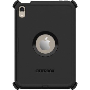 OtterBox Defender Series Pro Rugged Carrying Case (Holster) Apple iPad mini (6th Generation) Tablet - Black - Bacterial Re