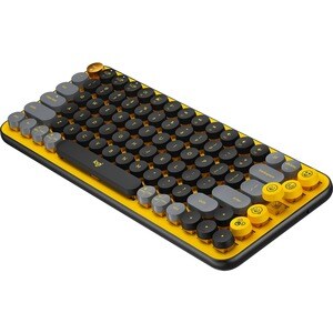 Logitech POP Keys Keyboard - Wireless Connectivity - Blast - Mechanical Keyswitch - Bluetooth - 5.1 - 10 m Emoji Hot Key(s