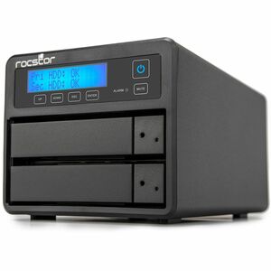 Rocstor Rocpro U33 USB Type-C Desktop RAID Storage - Rocstor Rocpro U33 Professional Desktop RAID -20TB (2x10TB) HDD Insta