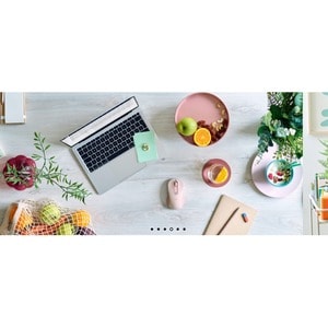 Logitech Signature M650 Mouse - Bluetooth/Radio Frequency - USB - Optical - 5 Button(s) - 5 Programmable Button(s) - Rose 