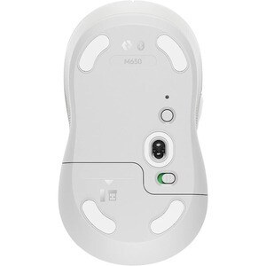 Logitech Signature M650 Mouse - Bluetooth/Radio Frequency - USB - Optical - 5 Button(s) - 5 Programmable Button(s) - Off W