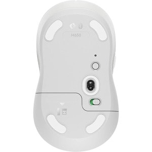 Logitech Signature M650 Mouse - Bluetooth/Radio Frequency - USB - Optical - 5 Button(s) - 5 Programmable Button(s) - Off W