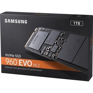 Samsung 960 EVO MZ-V6E1T0BW 1 TB Solid State Drive - M.2 2280 Internal - PCI Express NVMe (PCI Express NVMe 3.0 x4) - 400 