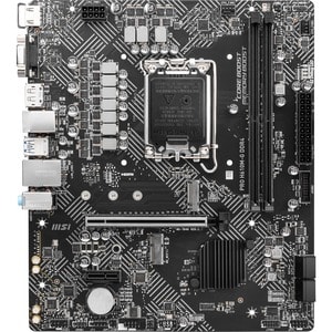 MSI H610M-G DDR4 Desktop Motherboard - Intel H610 Chipset - Socket LGA-1700 - Micro ATX - Pentium Gold, Celeron, Core i5, 