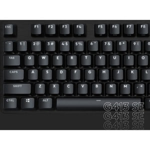 Logitech G413 SE Mechanical Gaming Keyboard - Cable Connectivity - USB 2.0 Interface - LED - Rugged - PC, Mac - Mechanical