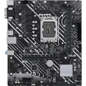 Asus Prime H610M-E D4 Desktop Motherboard - Intel H610 Chipset - Socket LGA-1700 - Pentium Gold, Celeron, Core i5, Core i9