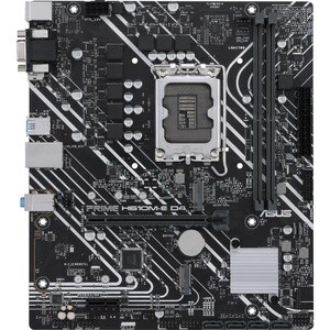 Asus Prime H610M-E D4 Desktop Motherboard - Intel H610 Chipset - Socket LGA-1700 - Pentium Gold, Celeron, Core i5, Core i9