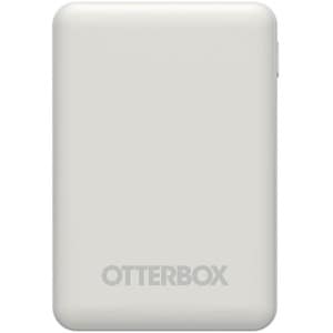 OtterBox Power Bank - White - For USB Type A Device, Micro USB Device, USB Type C Device, Lighting Equipment - 5000 mAh - 