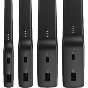 OtterBox Power Bank - Black - 20000 mAh - 3 A - 5 V DC, 9 V DC, 12 V DC Output - 5 V, 9 V, 12 V Input - 2 x USB - Black