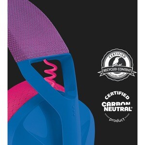 Auriculares de gaming Logitech G435 Inalámbrico Sobre la oreja Estéreo - Rosa, Azul - Cerrado - 1000cm - Bluetooth - 45Ohm