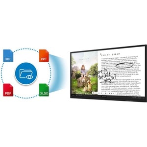 Samsung Flip 2 WM85R 85" Class LCD Touchscreen Monitor - 6 ms - 214.9 cm (84.6") Viewable - Infrared - 3840 x 2160 - 4K UH