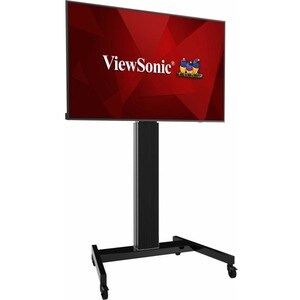 ViewSonic Height Adjustable Display Stand - Up to 218.4 cm (86") Screen Support - 136 kg Load Capacity - 194.5 cm Height x