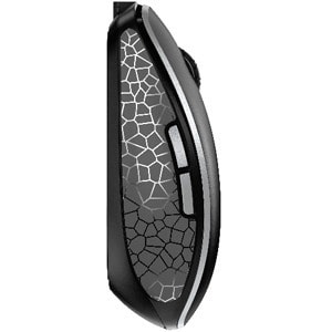 CHERRY MW 9100 Mouse - Bluetooth/Radio Frequency - USB - Optical - 6 Button(s) - Black - 1 - Wireless - 2.48 GHz - Recharg