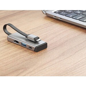 Alogic A/V Adapter - 1 - 1 x USB 3.2 (Gen 1) Type C - Male - 1 x HDMI 2.0 Digital Audio/Video - Female, 1 x USB 3.2 (Gen 1