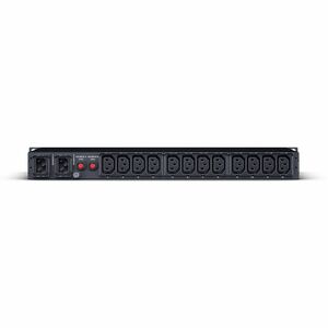 CyberPower PDU24004 Single Phase 200 - 240 VAC 15A Metered ATS - 12 Outlets, 10 ft, 2 x IEC-320 C14, Horizontal, 1U, LCD, 