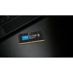 Micron 16GB DDR5 SDRAM Memory Module - For Notebook - 16 GB (1 x 16GB) - DDR5-4800/PC5-38400 DDR5 SDRAM - 4800 MHz Dual-ra