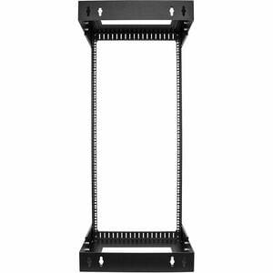 StarTech.com 2-Post 24U Heavy-Duty Wall Mount Network Rack, 19" Open Frame Server Rack with Adjustable Depth, Data Rack fo