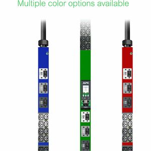 APC by Schneider Electric NetShelter 48-Outlets PDU - Metered - IEC 60309 30A 3P+N+PE - 24 x IEC 60320 C13/C15/C19/C21, 24