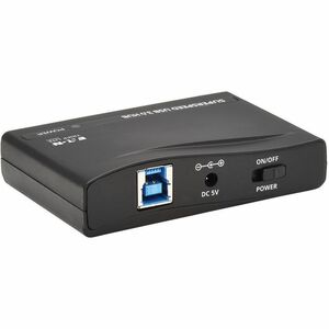 Tripp Lite by Eaton 4-Port USB-A Mini Hub - USB 3.x (5Gbps), International Plug Adapters - USB 3.2 (Gen 1) Type A - Portab
