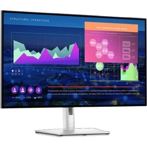 Dell UltraSharp U3223QE 32" Class 4K LCD Monitor - 16:9 - Platinum Silver, Black - 31.5" Viewable - In-plane Switching (IP