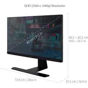 ViewSonic Elite XG320Q 32 Zoll Class WQHD LED-Monitor - 16:9 Format - Schwarz - 81,3 cm (32 Zoll) Viewable - IPS-Technolog