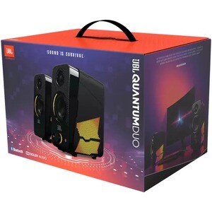 JBL Quantum Duo 2.0 Bluetooth Speaker System - 20 W RMS - 60 Hz to 20 kHz - Dolby Digital - 1