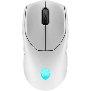 Alienware AW720M Gaming Mouse - Bluetooth/Radio Frequency - USB Type C - Optical - 6 Programmable Button(s) - Lunar Light 