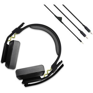 Astro A10 Wired Over-the-head Stereo Gaming Headset - Black - Binaural - Circumaural - 32 Ohm - 20 Hz to 20 kHz - 200 cm C