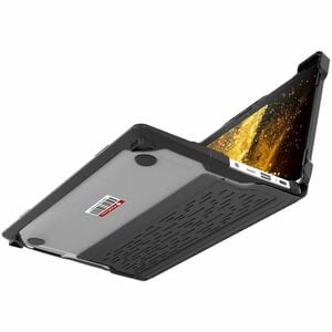 MAXCases Extreme Shell-S for HP x360 EE G4/G3 Chromebook 2:1 Convertible 11.6" (Black/Clear) - For HP Chromebook - Texture