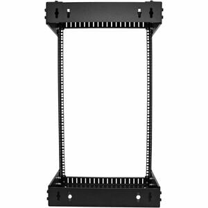 StarTech.com 18U 19" Wall Mount Network Rack - Adjustable Depth 12-20" Open Frame for Server Room /AV/Data/Computer Equipm