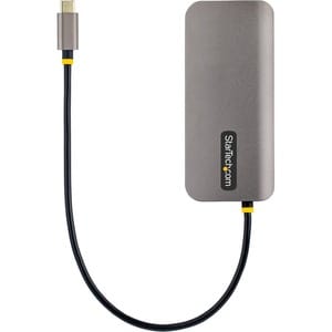 StarTech.com USB C Multiport Adapter, 4K 60Hz HDMI HDR10 Video, 3 Port 5Gbps USB-A Hub, 100W PD Pass-Through, GbE, SD/Micr