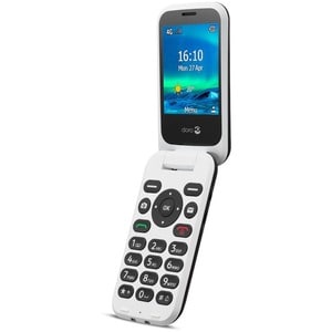 Doro 6820 128 MB Feature Phone - 0,7 cm (0,3 Zoll) Ja QVGA 320 x 240 - 64 MB RAM - 4G - Schwarz - Flip - kein SIM-Lock - R