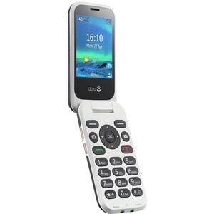 Doro 6880 128 MB Feature Phone - 0,7 cm (0,3 Zoll) Ja QVGA 320 x 240 - 64 MB RAM - 4G - Schwarz - Flip - kein SIM-Lock - 5