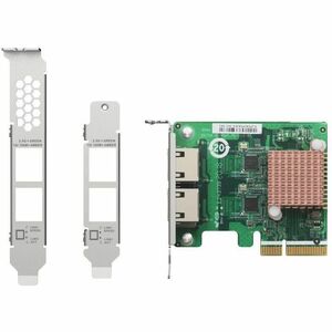 QNAP Placa Ethernet 2.5Gigabit para Dispositivo de armazenamento NAS, Servidor, PC - 2.5GBase-T - Cartão Plug-in - PCI Exp