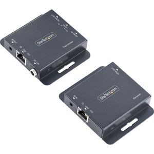 StarTech.com 4K HDMI Extender over CAT6/CAT5 Ethernet Cable, 4K 30Hz or 1080p 60Hz Video Extender, HDMI Transmitter and Re