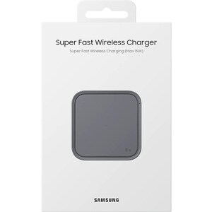 Samsung Super Fast Wireless Charger (with Adapter and Cable) - 9 V DC Input - Input connectors: USB - 1