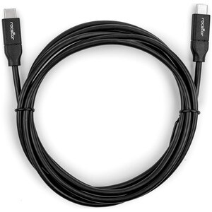 Rocstor Premium USB-C Charging Cable 2m 6ft - Up to 100W PD-M/M- Black - Rocstor Premium USB-C Charging Cable 2m (6 ft) - 