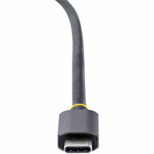 StarTech.com USB C Video Adapter, USB C to HDMI DVI VGA Adapter, 4K 60Hz, Aluminum, Video Display Adapter, USB Type C Trav
