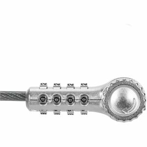 Targus DEFCON ASP96GLX-25S Cable Lock For Monitor, Notebook, Docking Station, Computer, Telephone - 1.98 m Cable - 4-digit