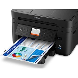 Epson® WorkForce® WF-2960 Color Inkjet All-In-One Printer - Copier/Fax/Printer/Scanner - 14 ppm Mono/7.5 ppm Color Print -