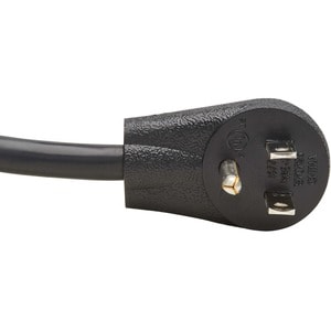 Eaton Tripp Lite Series Extension Cord Y Splitter, Right-Angle NEMA 5-15P to 2x NEMA 5-15R - Heavy Duty, 15A, 120V, 14 AWG