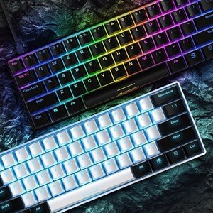 Sharkoon Skiller SGK50 S4 Gaming Keyboard - USB Type C Interface - RGB LED - German - White - Mechanical Keyswitch - PC