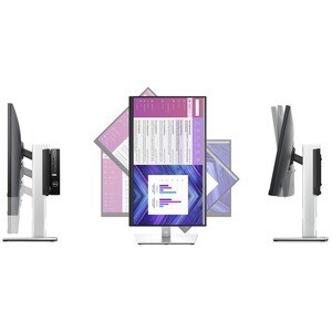 Support tout-en-un Réglable en hauteur Dell MFS22 - Support pour Écran de 19" (48,26 cm) jusqu'à 27" (68,58 cm) - Capacité
