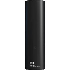 WD Elements WDBWLG0200HBK-EESN 20 TB Desktop Hard Drive - External - Black - Desktop PC Device Supported - USB 3.0 - 2 Yea