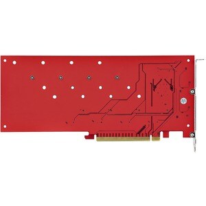 StarTech.com Quad M.2 PCIe Adapter Card, x16 Quad NVMe or AHCI M.2 SSD to PCI Express 4.0, Up to 7.8GBps/Drive, For 2242/2