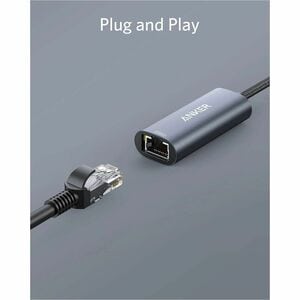 ANKER Refurbished Anker PowerExpand USB-C to 2.5 Gbps Ethernet Adapter - 1 × RJ-45 Network - Female - 1 × USB Type C - Male