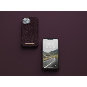 Njord Case for Apple iPhone 14 Smartphone - Rust - Drop Resistant, Scratch Resistant, Dirt Proof - Salmon Leather